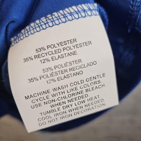 Hang Ten Men's XL UPF 50+ Long Sleeve Sun Protection Blue Shirt Top - Picture 5 of 5